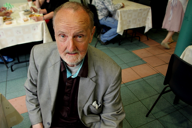 John McCarthy at the Capuchin Centre for Homeless People 