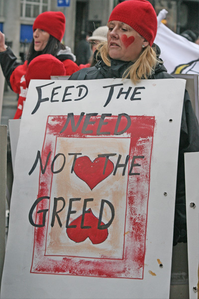 feed the need not the greed