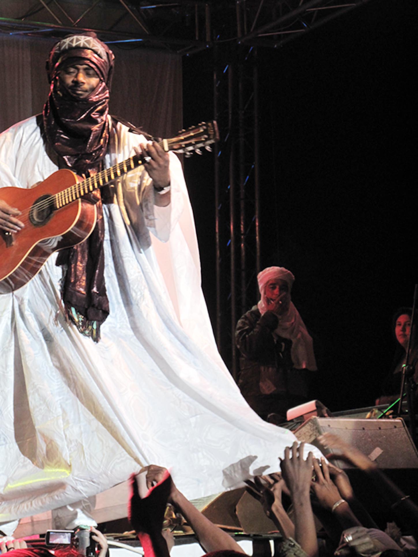 Tinawaren - A popular Tuareg band play the main stage