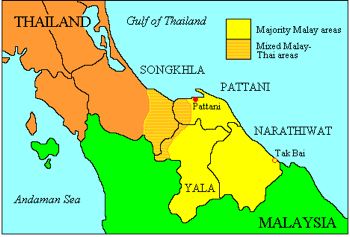 pattani map