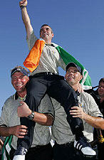 Clarke, McGinley and Harrington